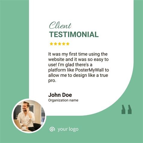 Testimonial from Anna Doe